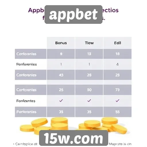Comparativo de bônus oferecidos pela appbet e concorrentes